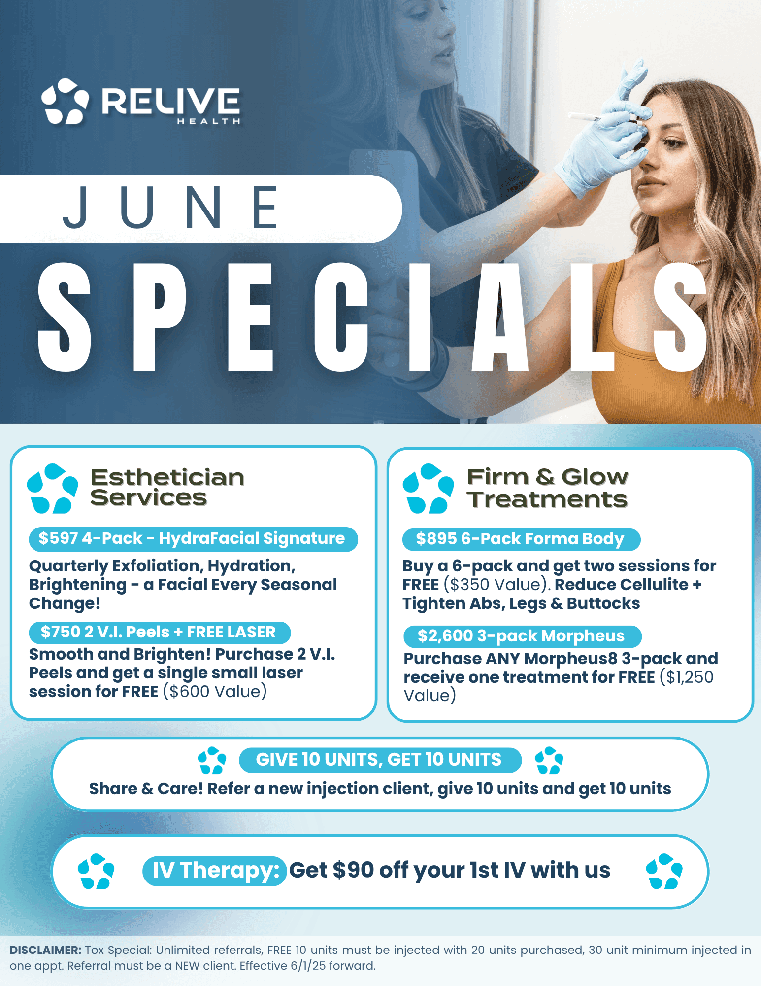 Relive Viera June Specials [flyers] 2