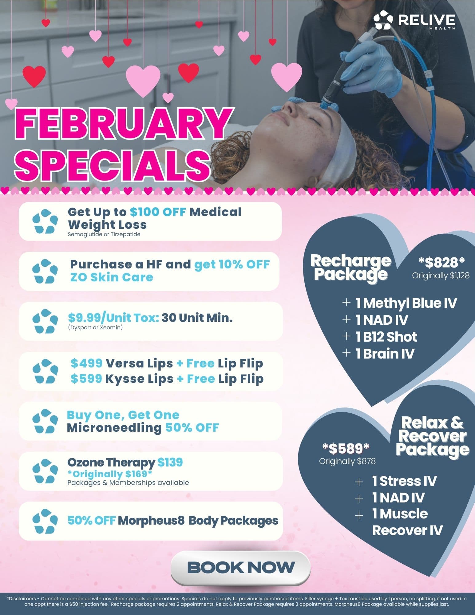 Relive Viera February Specials  [flyer]