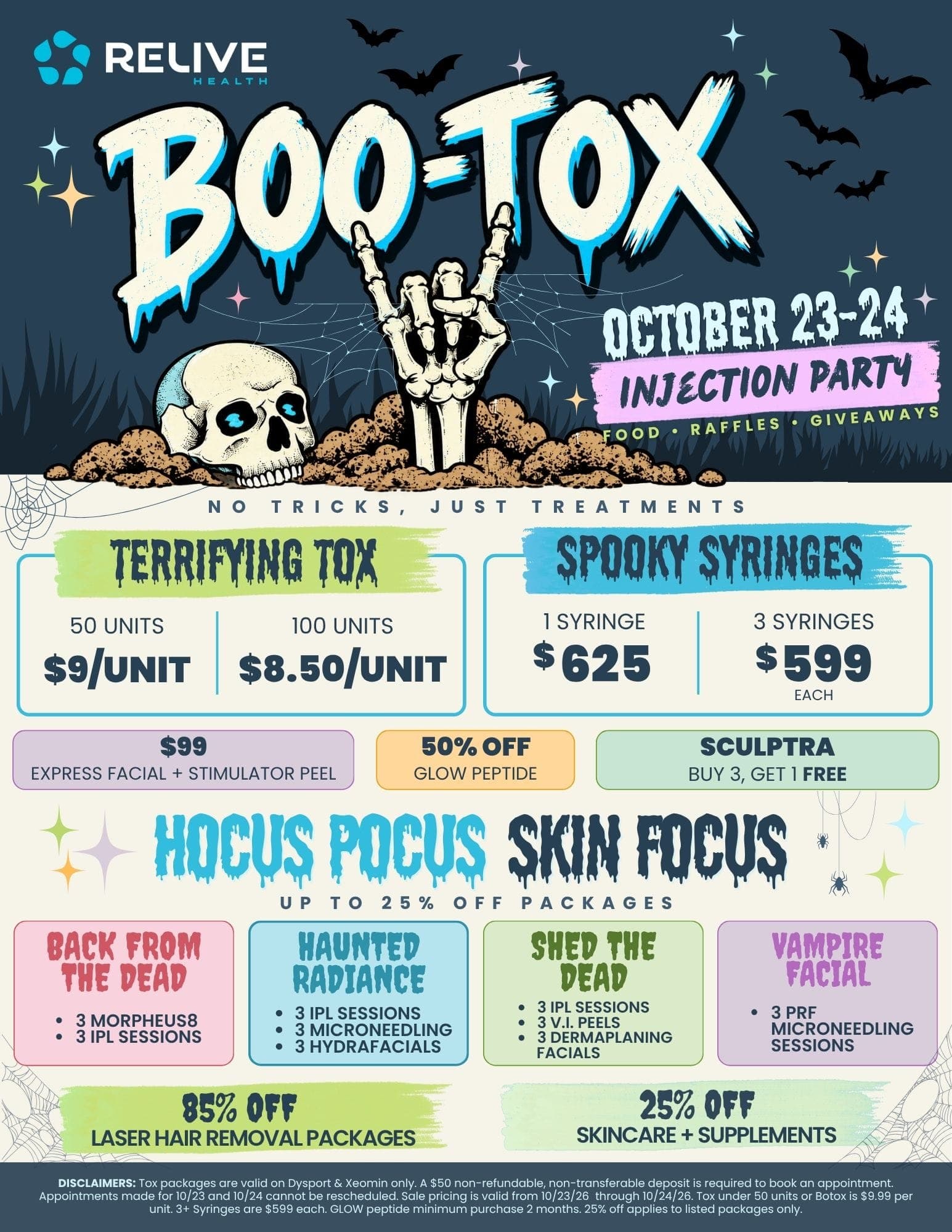 Boo-Tox event flyer
